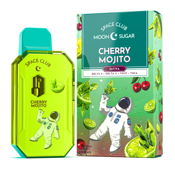 space club disposable 3grams Cherry Mojito moon sugar